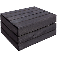 Деревянный ящик 34x26x16 (темный)
