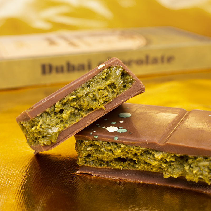 Изображение: отличный товар Дубайский шоколад «Унция» Dubai Pistachio молочный с фисташкой
