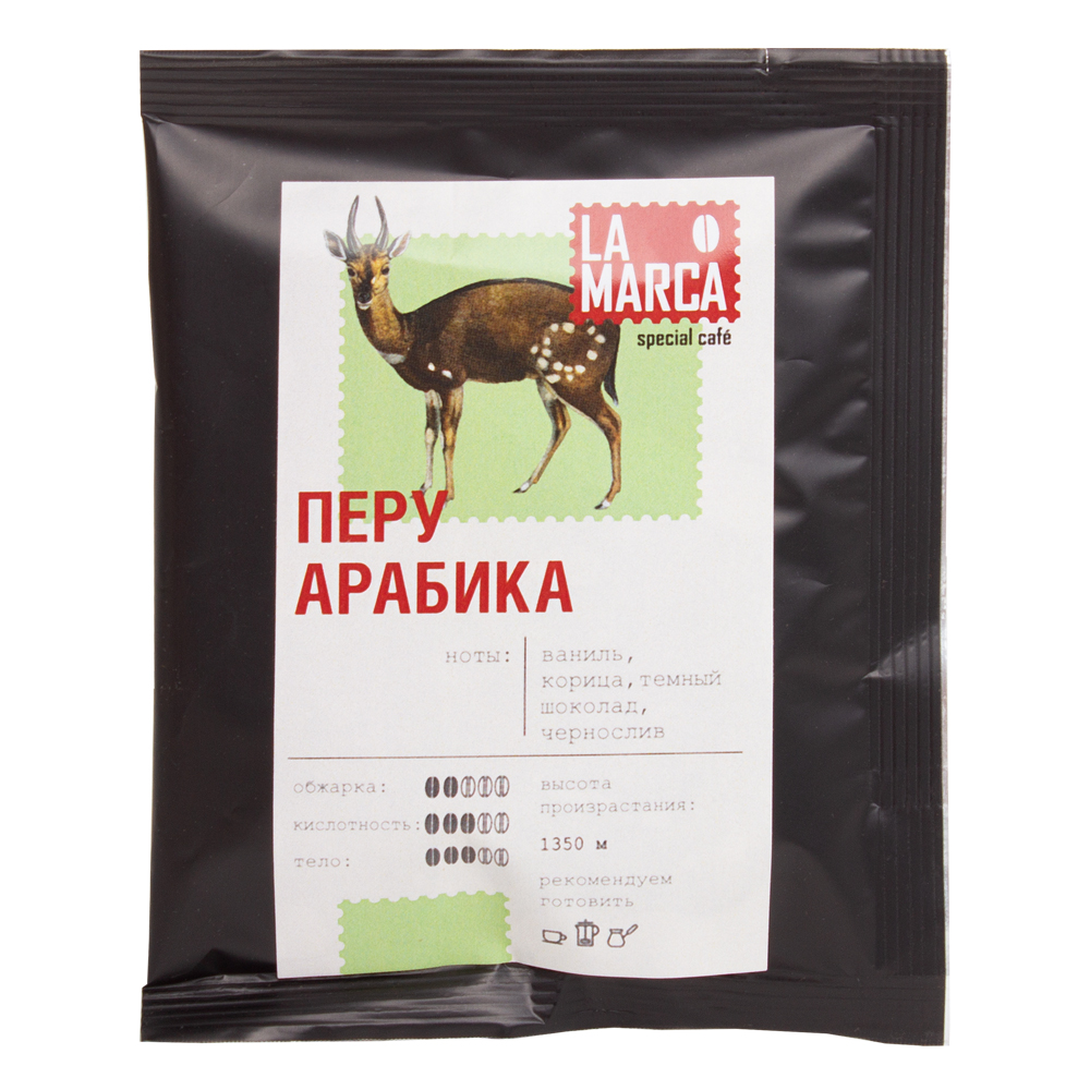 Изображение: отличный товар Перу Арабика Дрип-кофе La Marca, н-р 6 шт