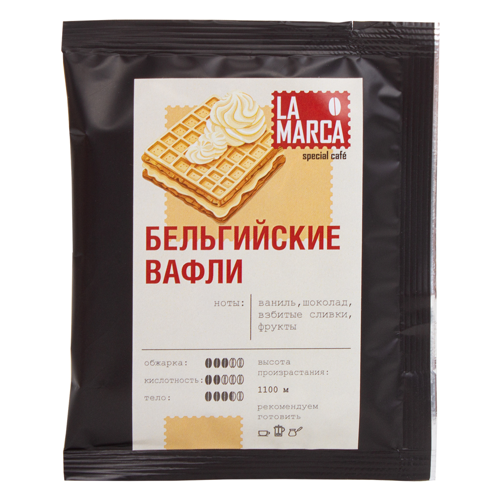 Изображение: отличный товар Бельгийские вафли Дрип-кофе La Marca, н-р 6 шт