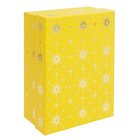 Изображение: отличный товар Коробка "Звезды на желтом" 13*18*7