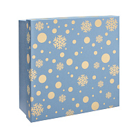 Изображение: отличный товар Коробка "Золотые Снежинки" 19*19*9