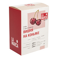 Изображение: отличный товар Вишня на коньяке Дрип-кофе La Marca, н-р 6 шт