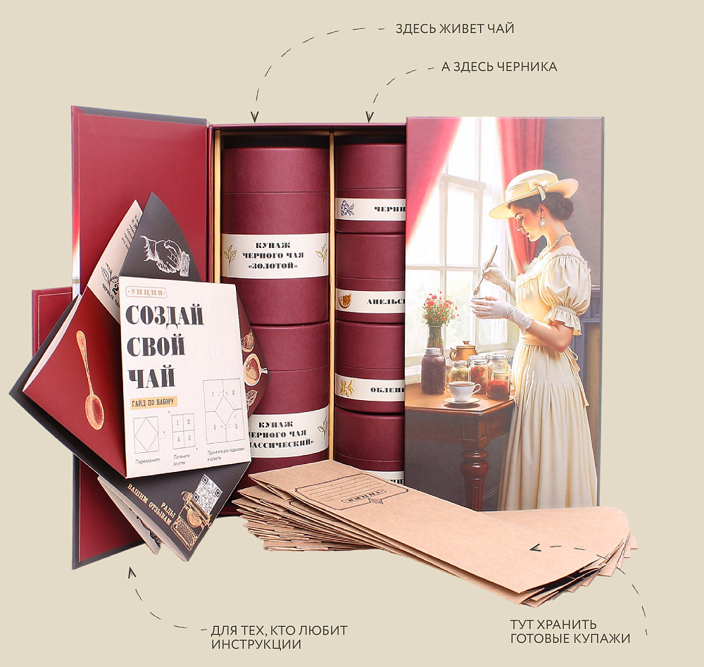 Изображение: отличный товар Набор для купажирования "Создай свой чай". Черный чай